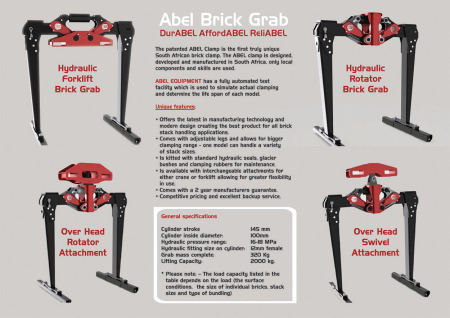 Crane Attachments - Abel Brick Grab 3